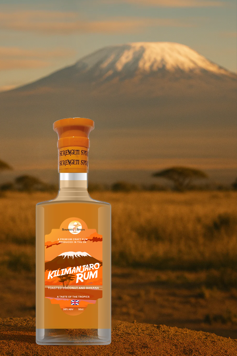 Kilimanjaro Rum Coconut & Banana 50cl 40%