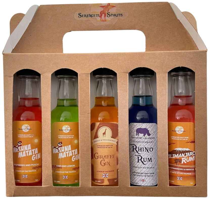 miniature gin gift set | Serengeti Spirits