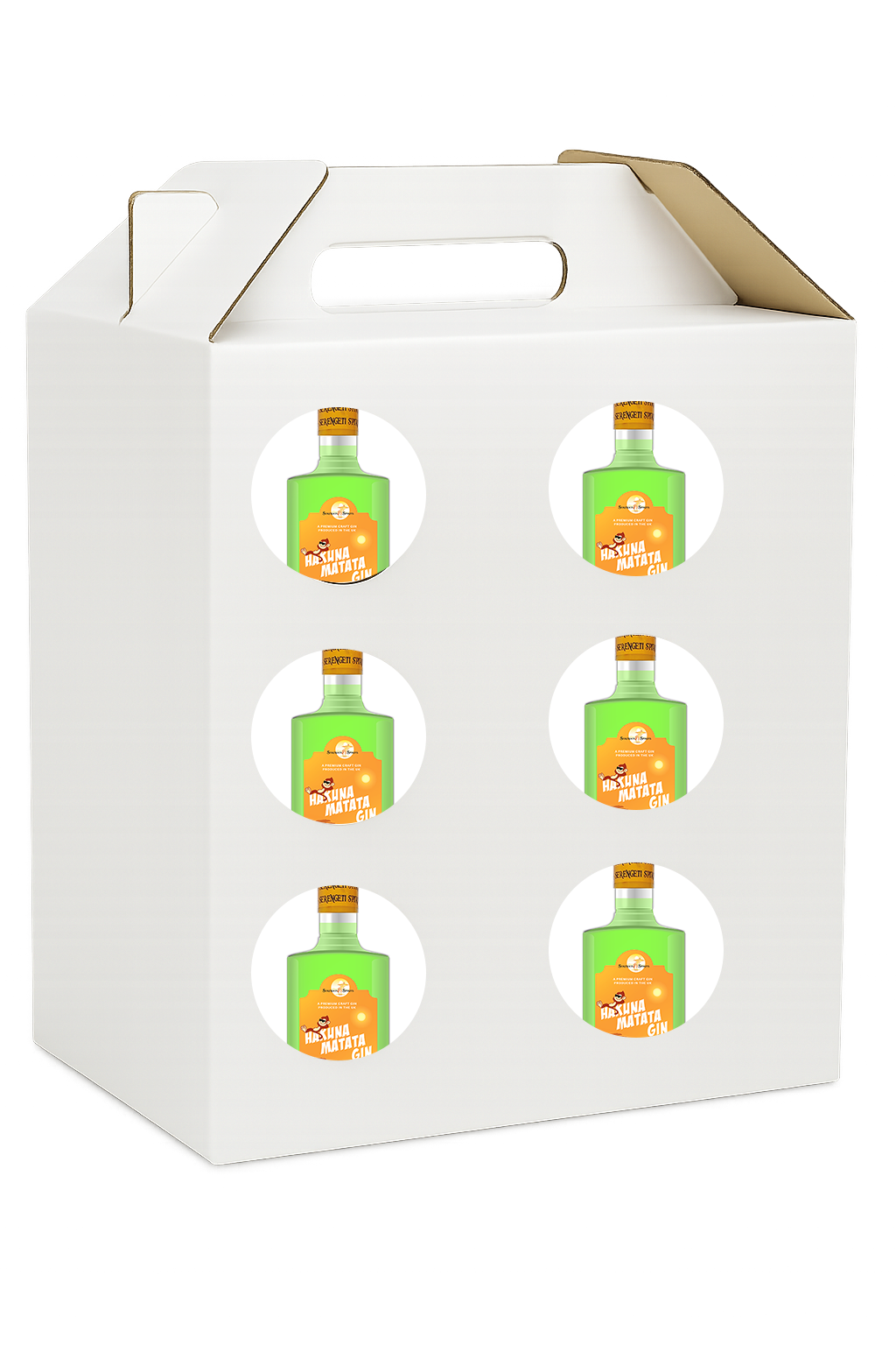 Hakuna Matata Gin Case Kiwi & Lemon 50cl 38%
