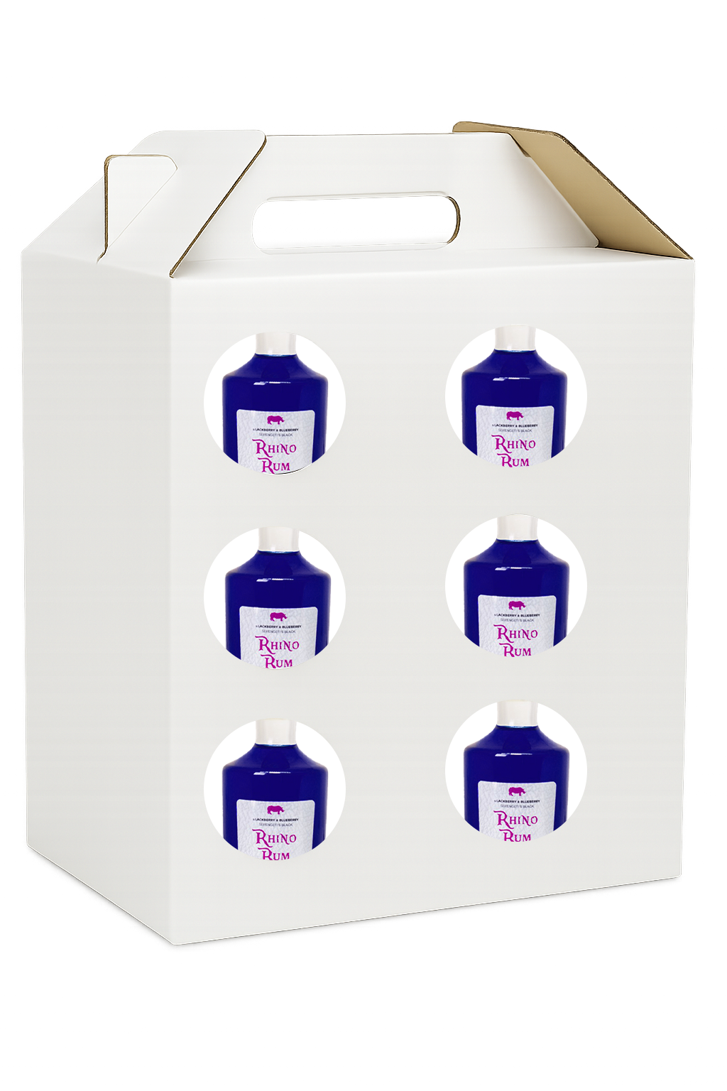 Rhino Rum Case Blackberry & Blueberry 70cl & 40%