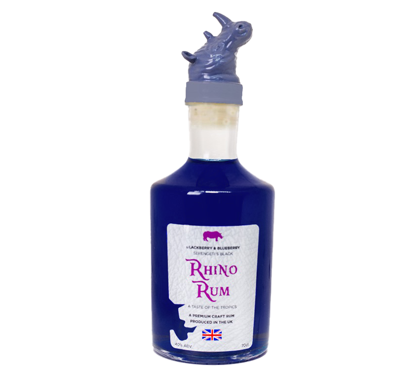 Rhino Rum Blackberry & Blueberry 70cl & 40%