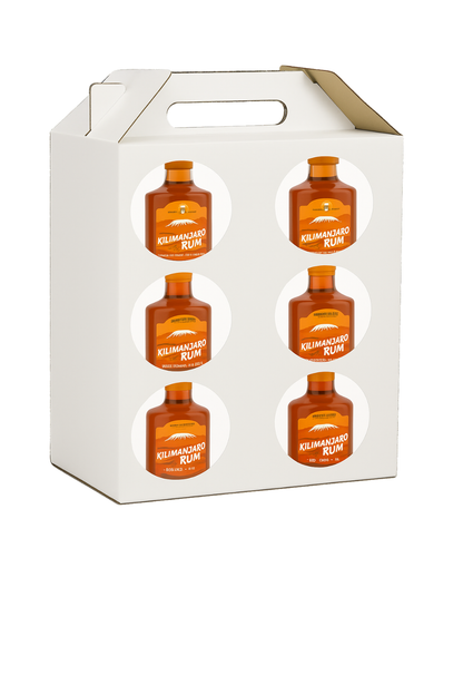 Kilimanjaro Rum Case Coconut & Banana 50cl 38%